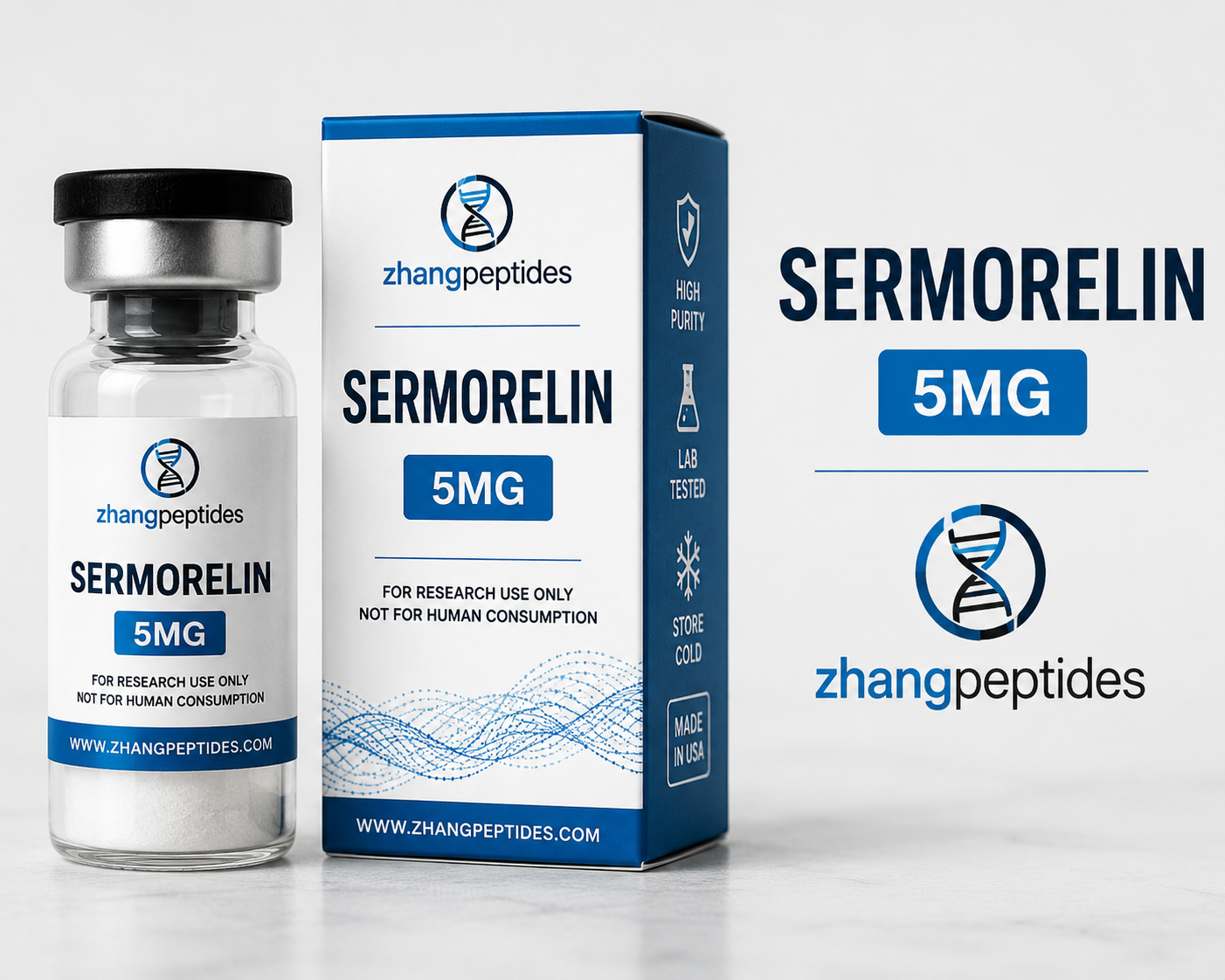 Sermorelin (5mg) – Boost Growth Hormone Production Naturally Sermorelin (5mg)