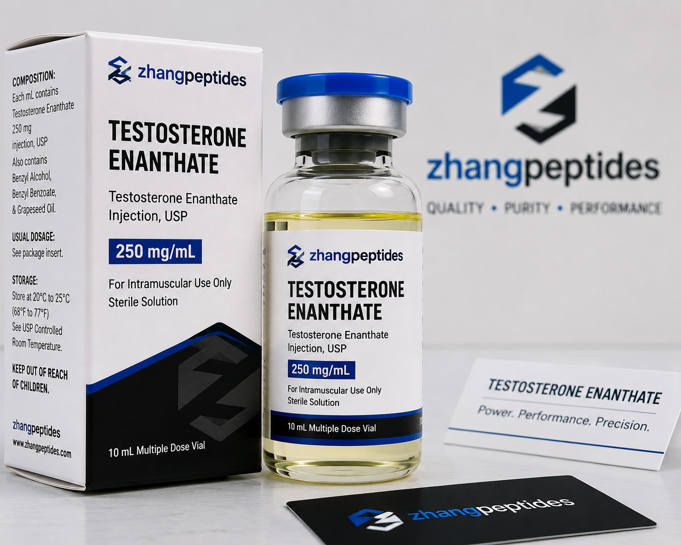 Testosterone Enanthate 10ml 250mg – Pure, Lab-Tested for Advanced Research Testosterone Enanthate injection vial