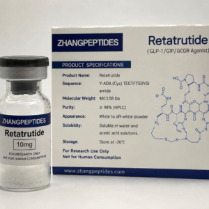 Retatrutide peptide molecular structure High purity Retatrutide research peptide Retatrutide peptide vial for laboratory research Buy Retatrutide online research compound Retatrutide triple agonist peptide